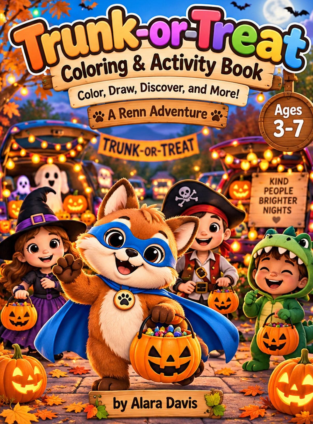 Trunk-or-Treat Coloring & Activity coloring book cover